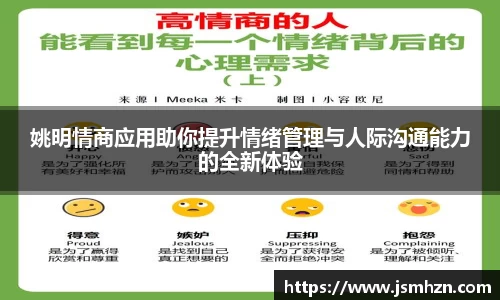 姚明情商应用助你提升情绪管理与人际沟通能力的全新体验